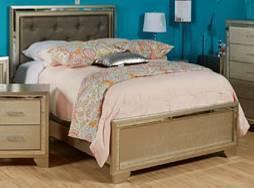 cushions feature a cleanable soft faux leather Dovetail drawers have metal center guides Twin and full beds also available (see youth section) Beds available: Queen Bed