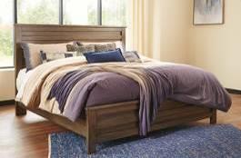 wrapped with metal center guides and French dovetailing Night stand features pull-out drink tray Beds available: King Panel Bed (82/97) Cal King Panel Bed (82/94) Queen Panel Bed (81/96) B514 Morraly