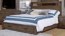 configuration Dovetail drawers have metal center guides Beds available: King Storage Bed (56S/58) No box spring King/Cal King HB (58/B100-66) Cal King Storage Bed
