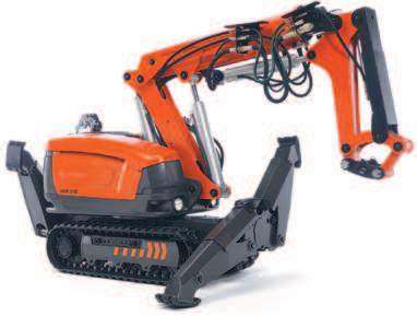 Built for demolition. The Husqvarna DXR 310 is packed with new technology, smart solutions, modern design and is supported by a very durable baseplate.