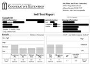 Soil Test Report - Other Other Information Nutrients Na, Fe, Mn, S, Cu, & B NO 3- -N Soil Properties CEC, Base Saturation & Acidity EC & Soluble Salts OM Soil Test - Example Good Report or Bad ph