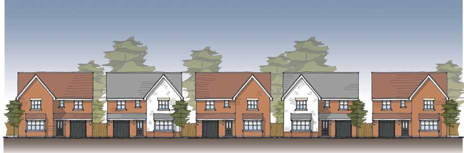 Design and landscaping Proposed streetscenes Design The proposals comprise: An attractive mix of 129 new homes. A mixture of apartments, terraced, detached and semi-detached homes.