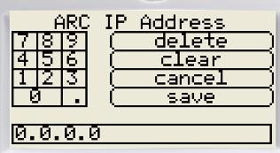 Continue. 13. Setup the ARC IP address.