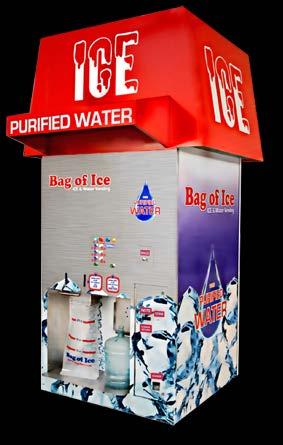 Ice Vending Machines Freestanding, 24-hour, on-demand, fresh ice vending machines.