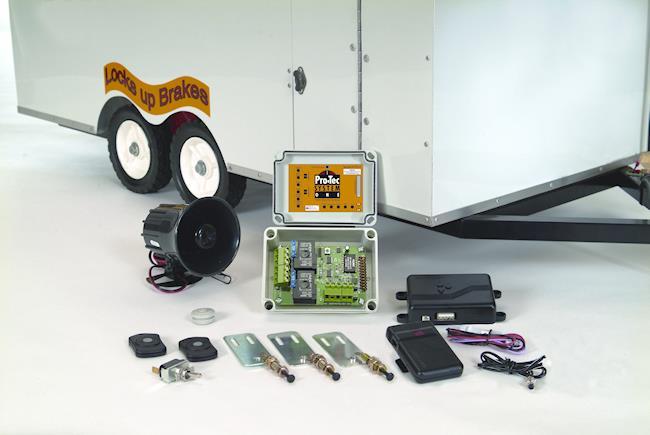 PRO-TEC SYSTEM ONE Trailer Security Systems Model # PTS-2 Photo includes PTS-2 with optional pager unit Professional