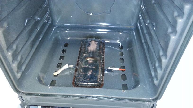 secure the floor of the oven,