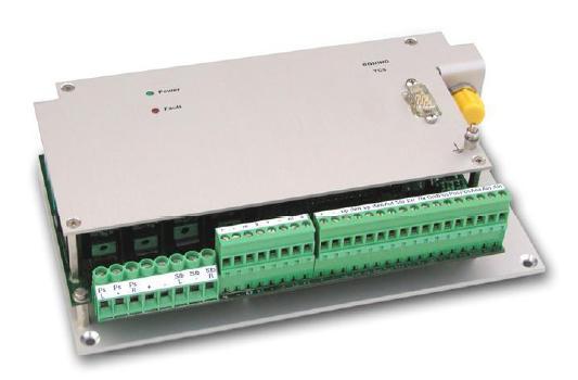 Electronic control unit for manual and automatic operation; to be assembled into a desk, cabinet or