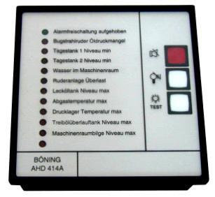 approved by GL AHD 406H Group alarm panel for 10 alarm groups;