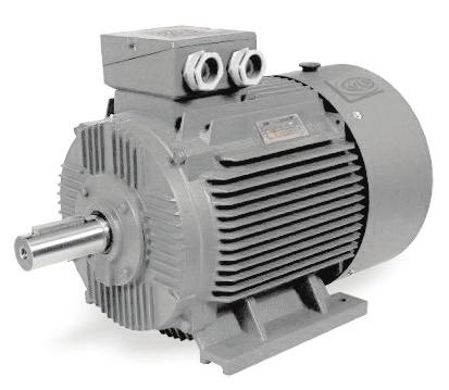 The motors are designed in three types: double speed, three speed and four speed. These speed rates can be switched.