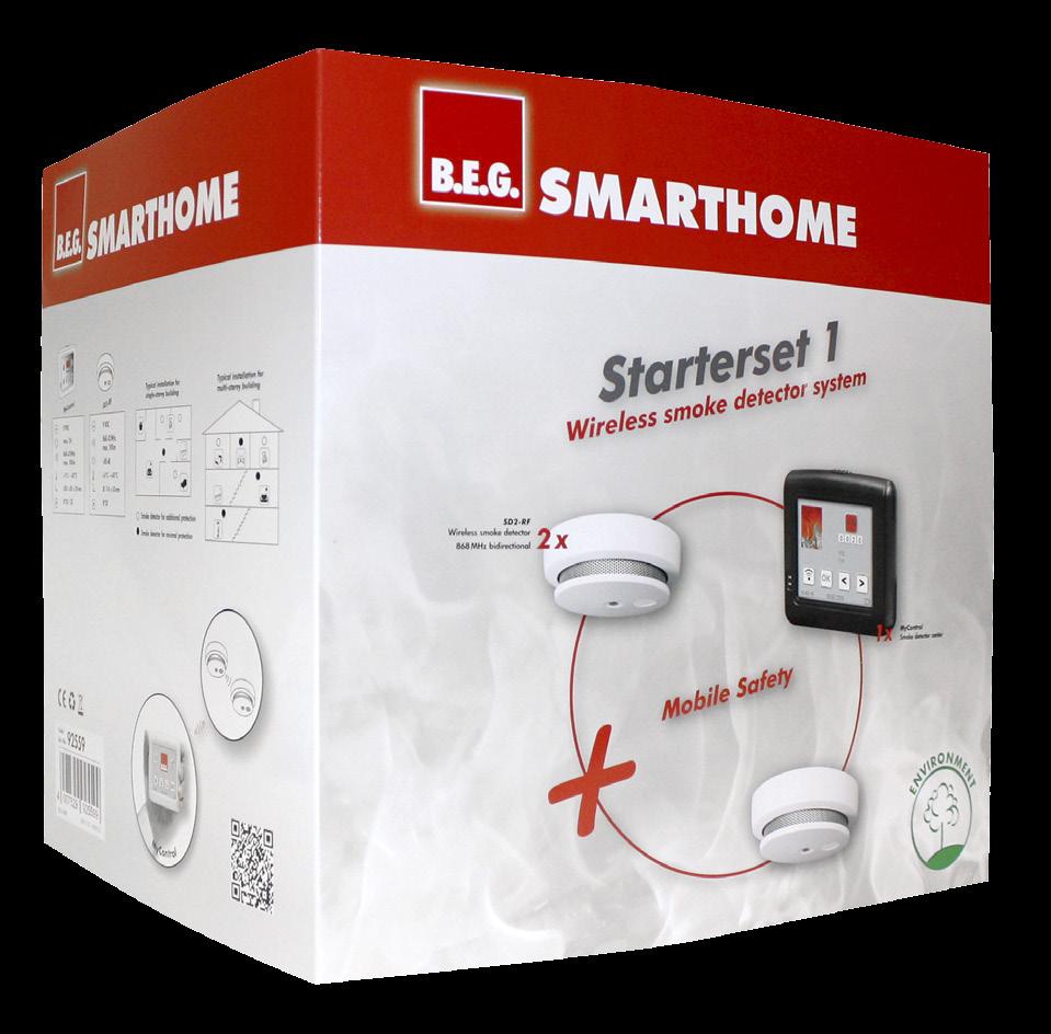 SMARTHOME. The starter sets may be may employed and expanded individually.