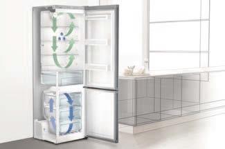 NoFrost Fridge-Freezers Quality in every detail 60 Accurate and independent temperature control of the fridge and freezer compartments is facilitated by DuoCooling: two separately adjustable cooling
