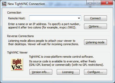 Virtual Network Computing (Continued) Establish VNC Connection to the Terminal follow these steps to establish a VNC connection to the terminal.