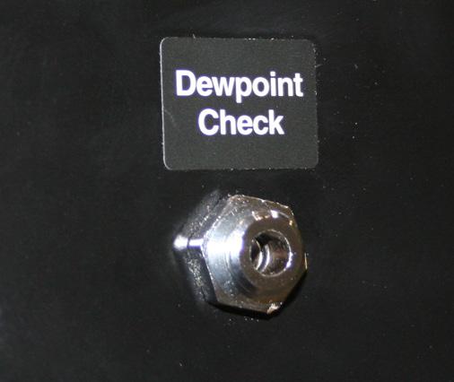 Checking the Dewpoint It is a good idea to monitor the dewpoint performance of your dryer periodically with a calibrated portable dewpoint monitor, to ensure it is performing at maximum capacity.
