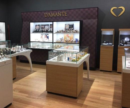 Amante, a concept store has been designed in the Luxury sector that would guarantee a