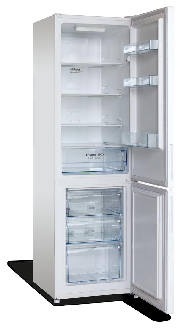 Easy temperature adjustment SKF 312-1 A++ NO FROST Free-standing fridge/freezer, white Fridge capacity 180 l