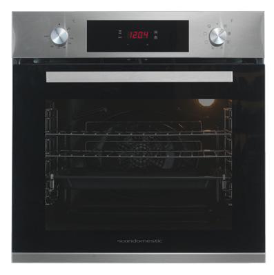 XO 6400 Built-in oven, stainless steel Energy class A+ Oven size 70 l 8 oven features, including real convection Touch display Cold front Soft close Telescopic pull out Accessories: 2 x baking trays