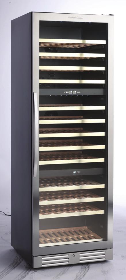 SV 133 Elegant full-height wine cabinet Free standing or for integration Triple