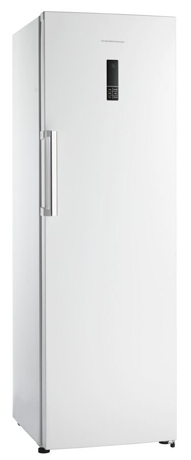 SKS 450 A++ Elegant free-standing refrigerator Stylish external control panel White front with display in the door Capacity 360 l Energy class A++ Energy consumption 130 kwh yearly Reversible door