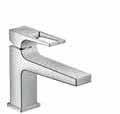 Metropol Loop Basin 390 max. 40 48/48 Ø 32 127 20 89 156 191 Single lever basin mixer 100 with loop handle for hand washbasins without waste set. ComfortZone 100. projection 127 mm.