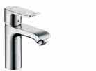 Metris Basin Single lever basin mixer 110 without waste set. ComfortZone 110. not included: waste set Chrome 31084003 639.