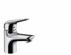 Novus Basin NEW 419 184 max. 40 149 47 Ø34 120 97 107 33 67 Single lever basin mixer 70 without waste set. ComfortZone 70. projection 107 mm.