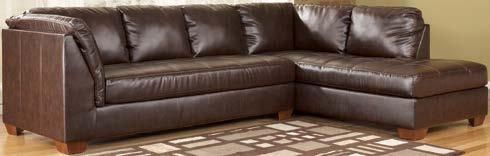 SECTIONALS 44800 DURABLEND MAHOGANY -17-66 Sectional -08