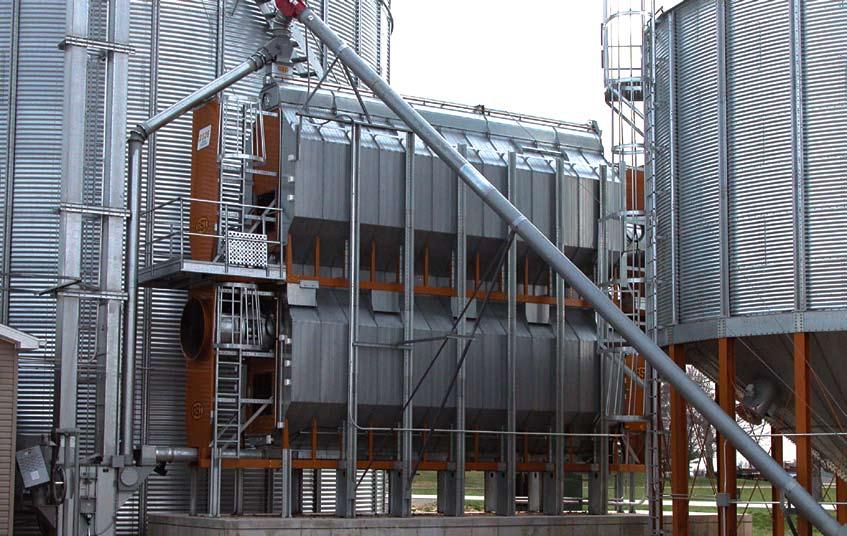 Carrying on GSI s proud history of innovation in grain drying, the new X-Stream dryer features fans and heaters mounted in a staggered fashion on opposite ends of