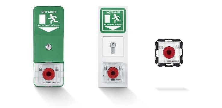 COMPONENTS GEZE Terminal T 320 Bi-directional emergency exit protection for doors with emergency exit function in both directions In the case of doors that secure an escape route in both directions,