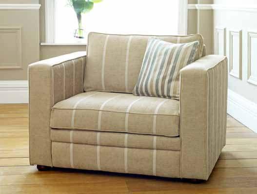 10 Trafalgar The Trafalgar fabric sofa range has thin square arms making it ideal for smaller spaces.
