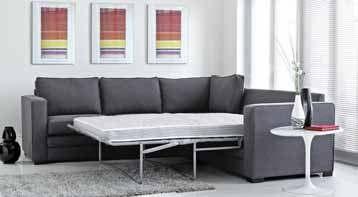 corner sofa bed as shown. Corner sofa bed comes with a 12cm sprung mattress as standard.