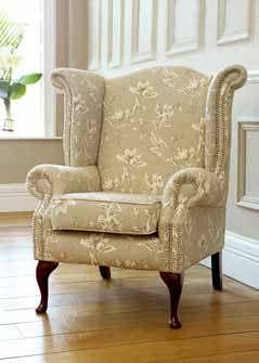 Cream 33 45 Wings & Stools Our Wing Chairs look great paired with