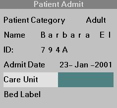 CARE UNIT AND BED LABEL ASSIGNMENTS Care Unit and Bed Label Assignments If the wireless network has a central station, you can enter the monitor s Care Unit and Bed Label assignments in the Patient