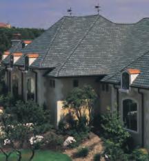 Shown in Stonegate Gray specifications Two full-size, fiber glass base shingles Unique chamfered cut for scalloped appearance Four-layer coverage when applied 355 lbs.