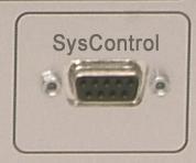 4.3.7 SysControl socket allocation The "SysControl" socket allows for the serial control of the 6 HU video rack VM1000 via RS485 high-speed link. Pin Function 2 +RX 3 RX 6 +TX 7 TX Fig.