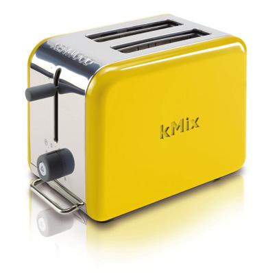 kmix toaster Combining functionality with style, the compact all metal kmix toaster provides complete toasting control.
