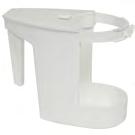 Color 09355395 White 12/cs Urinal Blocks, Clips & Screens 09356845 EA Plungers Carlisle Flo-Pac Force Cup Plunger 6" red rubber cup for effective plunging.