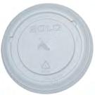 S E C T I O N Z Food Service Cups Solo ClearLight Cups Clear Dome Lids W/Hole Available in various sizes. SOLOLD28CH Fits 28 oz. 500/cs SOLO624TS Solo Plastic Straw Slot Lid Fits 20 oz. Galaxy.
