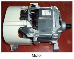 11.7. Motor NA-127VB5WGB / 127VB5WFR / 127VB5WES / 127VB5WTA / 127VB5WPL / 127VB5WGN / 127VB5WNR / The washing machine has an asynchronous motor.