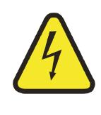 Safety / Symbol Definition Service Requires Qioptiq Trained Personnel DANGER HAZARDOUS ELECTRICAL VOLTAGE This symbol shown on the left is depicted on the back-plate of the OptiGrid Controller.