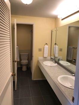 1. Room Master Bathroom Ceiling and walls are in good condition overall. Accessible outlets operate. Light fixture operates. 2. Electrical GFI outlets within 6 feet of the water sources. 3.