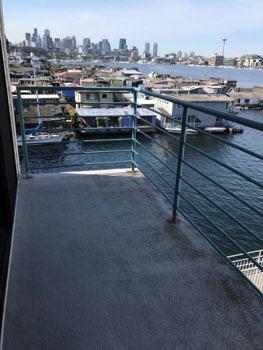 1. Deck1 South West Decks 2. Deck Deck surface is covered with water proof membrane, appeared in good condition overall. Guardrail appeared secure.