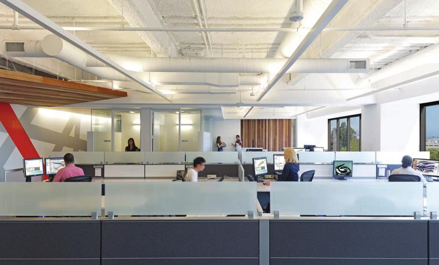 Gensler used Autodesk s own Mold Flow computer modeling as part of the design process to maximize ceiling heights and increase employees views to the outdoors.