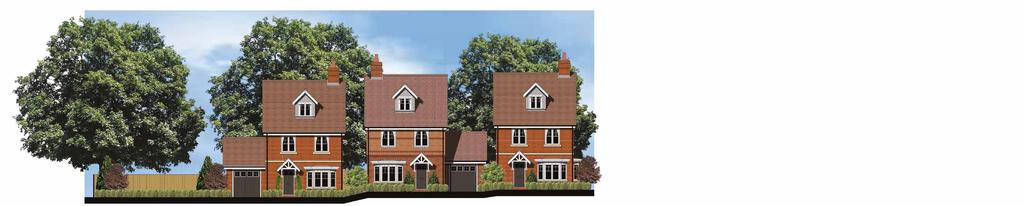 The properties will feature traditional elevations and finishes, set in generous plots with garages and