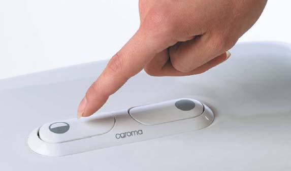 Not only is the CAROMA designed to save water, it is also designed for optimum