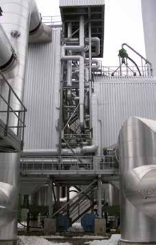 Exhaust gases are produced in all combustion processes, such as in fired furnaces or in combustion plants.
