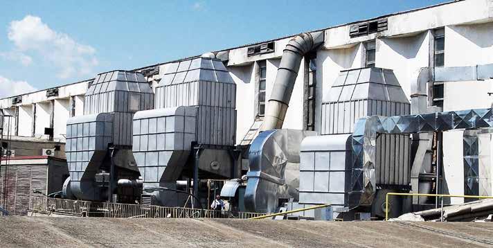Heat recovery systems recover energy from the dryer section exhaust air via air/air and air/ water heat exchangers and return it to the process as warm air for paper machine and hall ventilation.