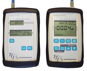 1500 Series Loss Test Set Flexible Configuration The 1500 is available as a Loss Test Set or as a stand alone Power Meter and Light Source in dual and triple wave confi gurations InGaAs Power Meter