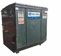 A dumpster container service is offered for commercial, industrial and multi-family residential collections. Corrugated cardboard, plastics, and office paper recycling are available.
