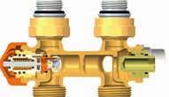 If the flow rate increases at the valve the rising pressure moves the sleeve, thus constantly limiting the flow to the set value. The set flow rate is therefore never exceeded.