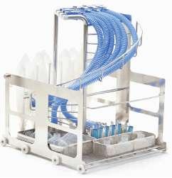 Customized accessories are available upon request through wide range of inserts and trays available: 2 Level Washing Trolley For 6